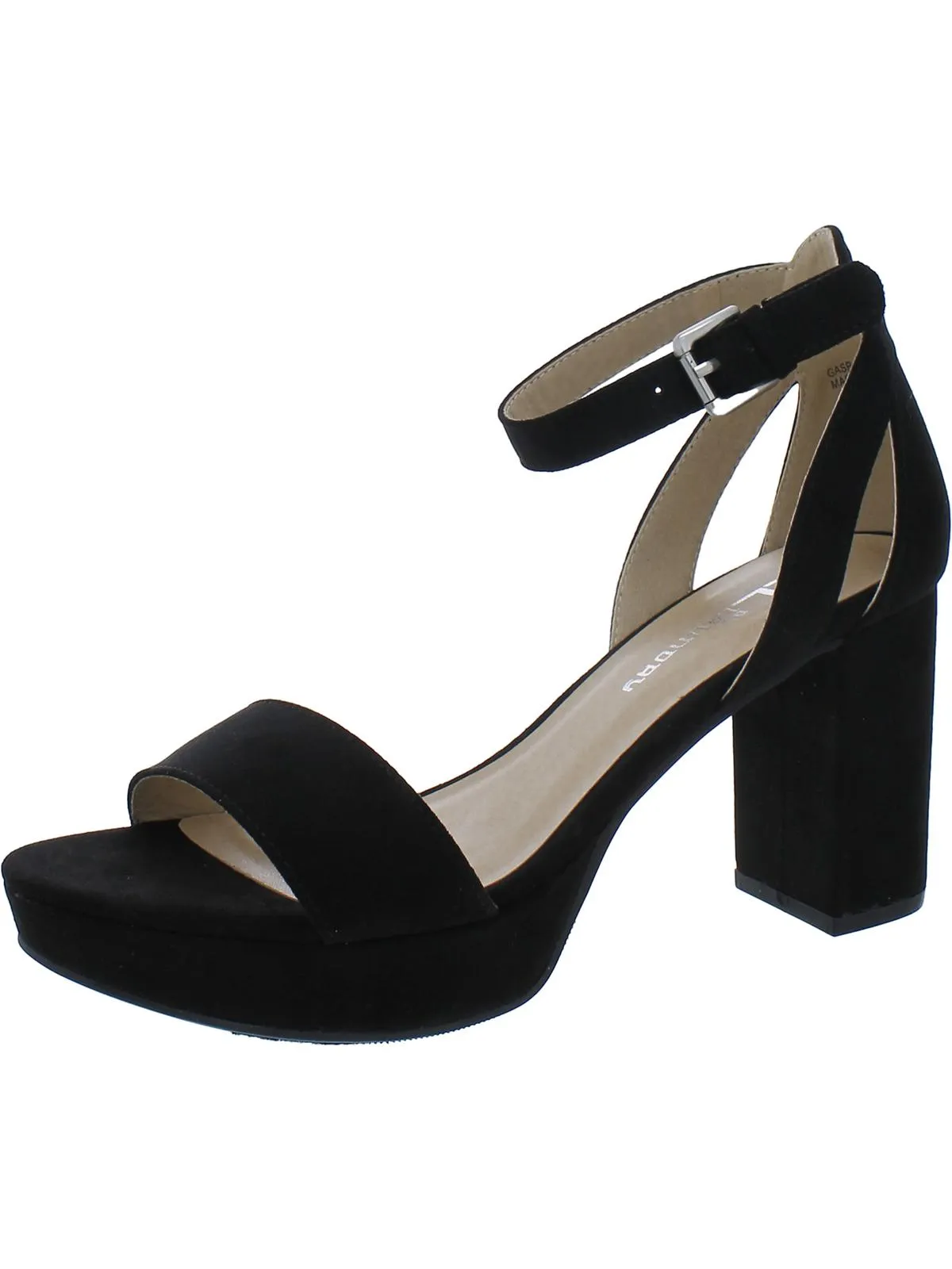 Go On Womens Ankle Strap Heels Block Heel