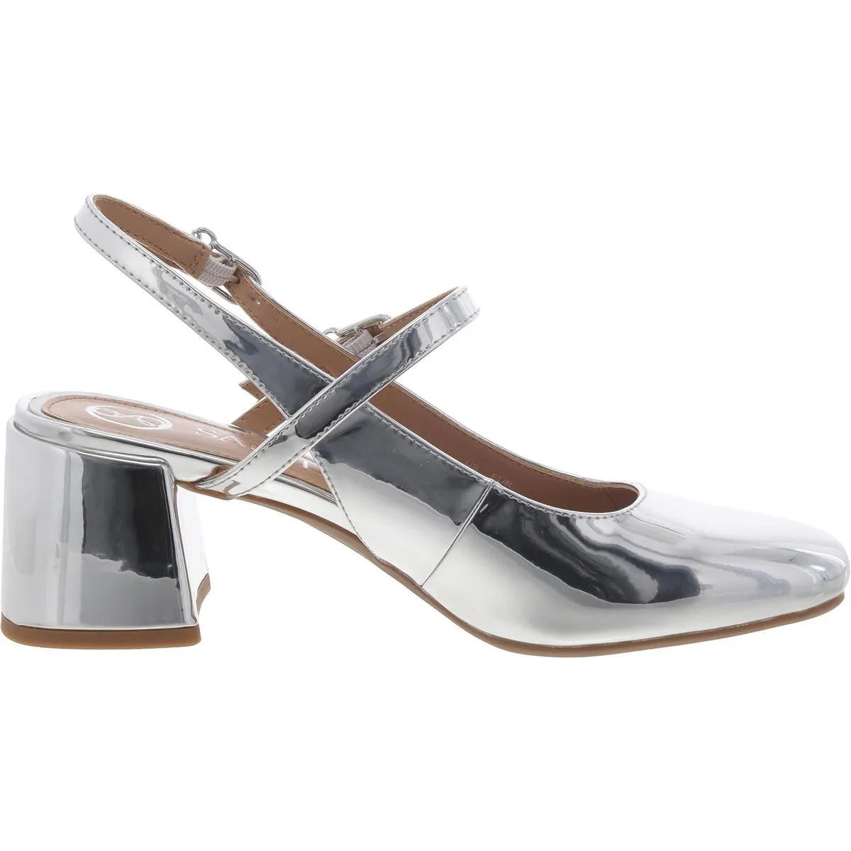 Grace Womens Block Heel Slingback Slingback Sandals