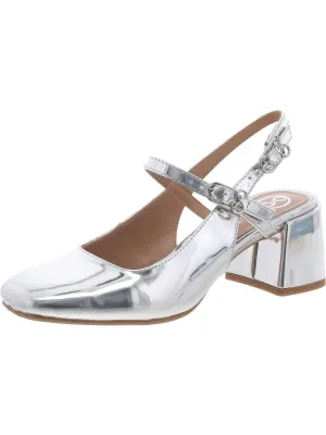 Grace Womens Block Heel Slingback Slingback Sandals