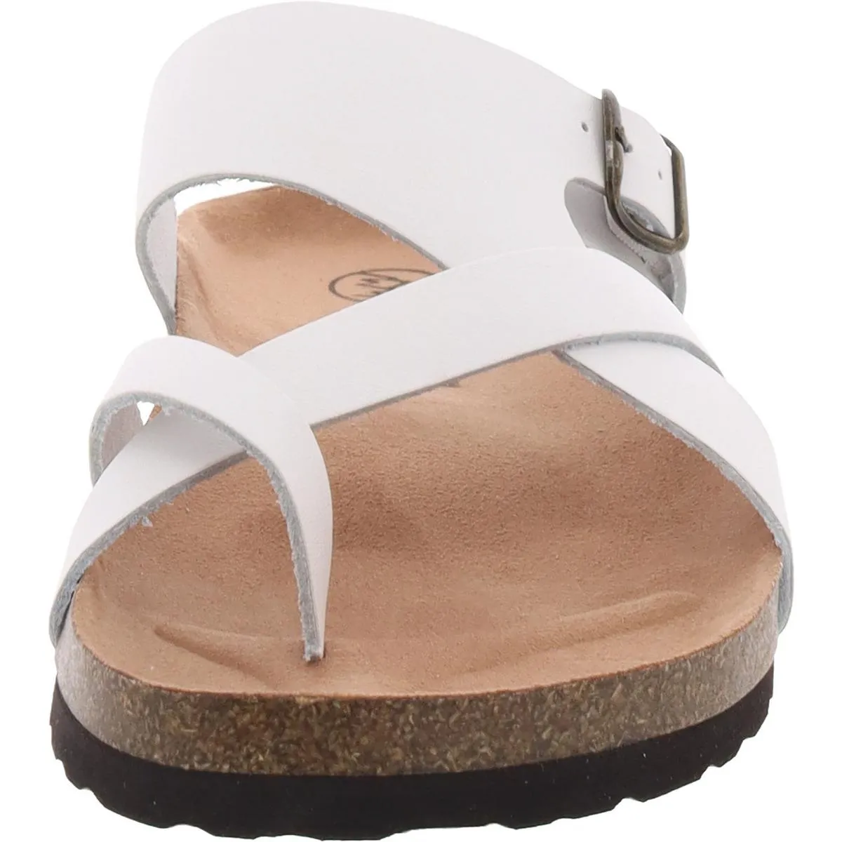 Graph Womens Toe Loop Fai Strappy Sandals