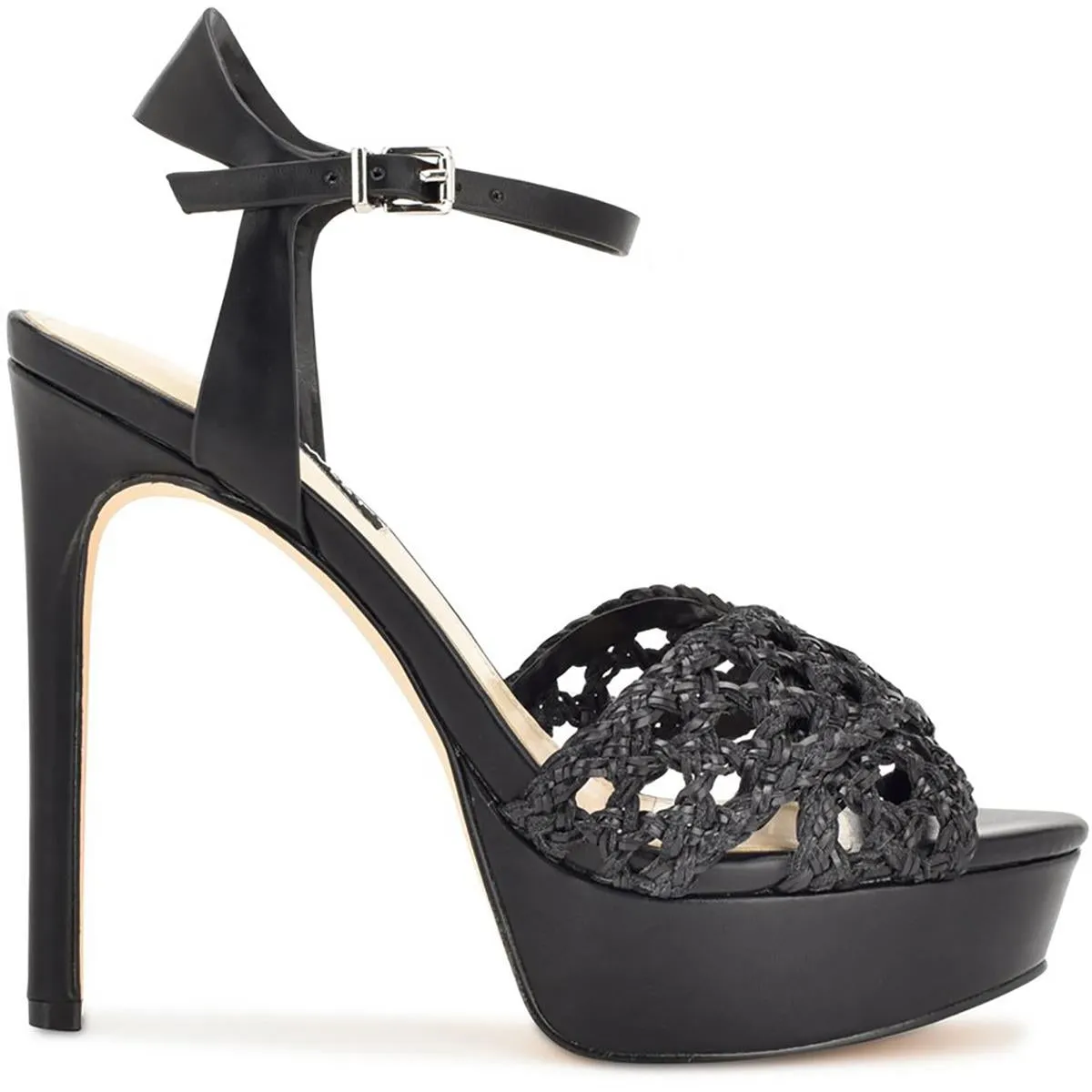 Grecia 2 Womens Woven Ankle Strap Platform Sandals