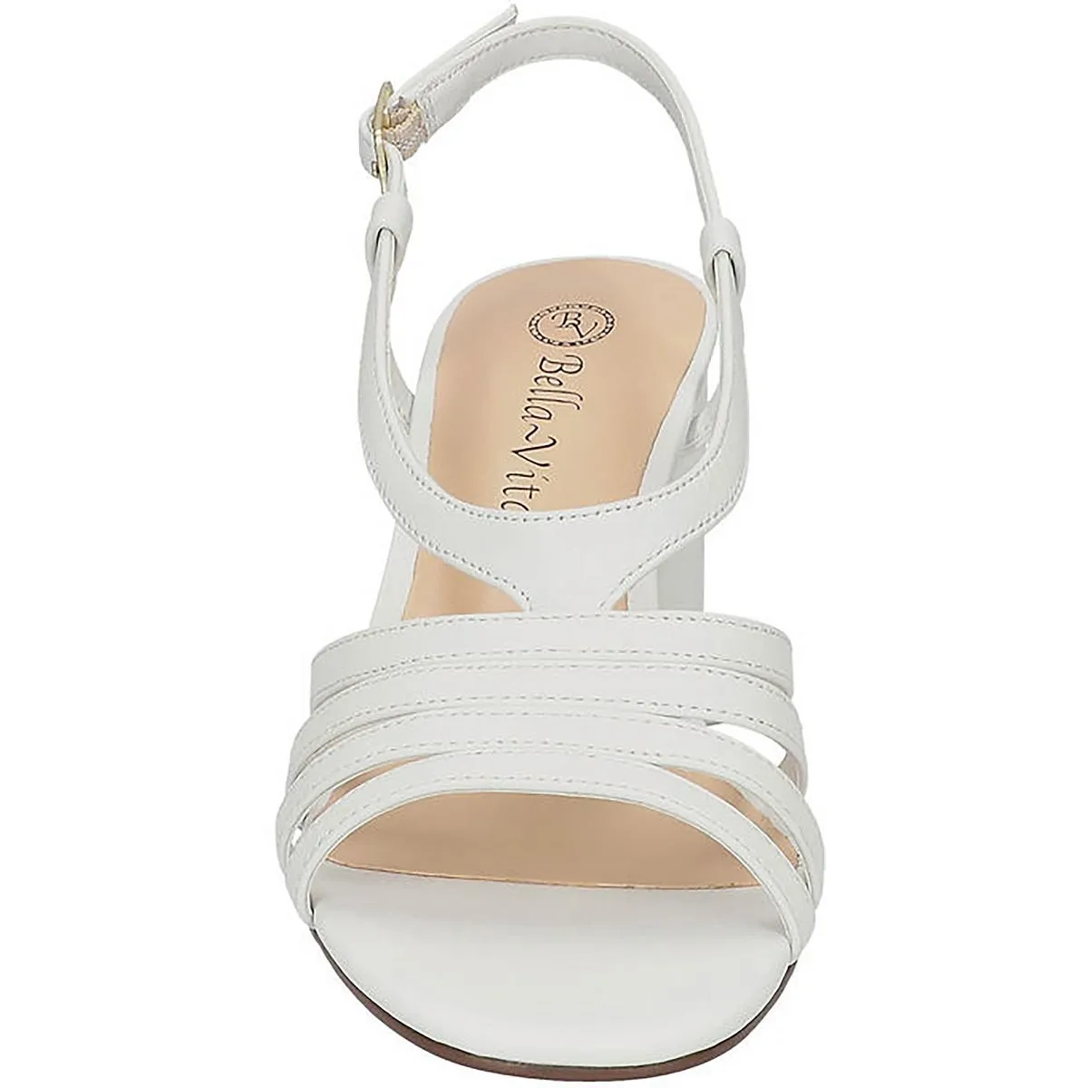 Gretta Womens Leather Strappy Heels