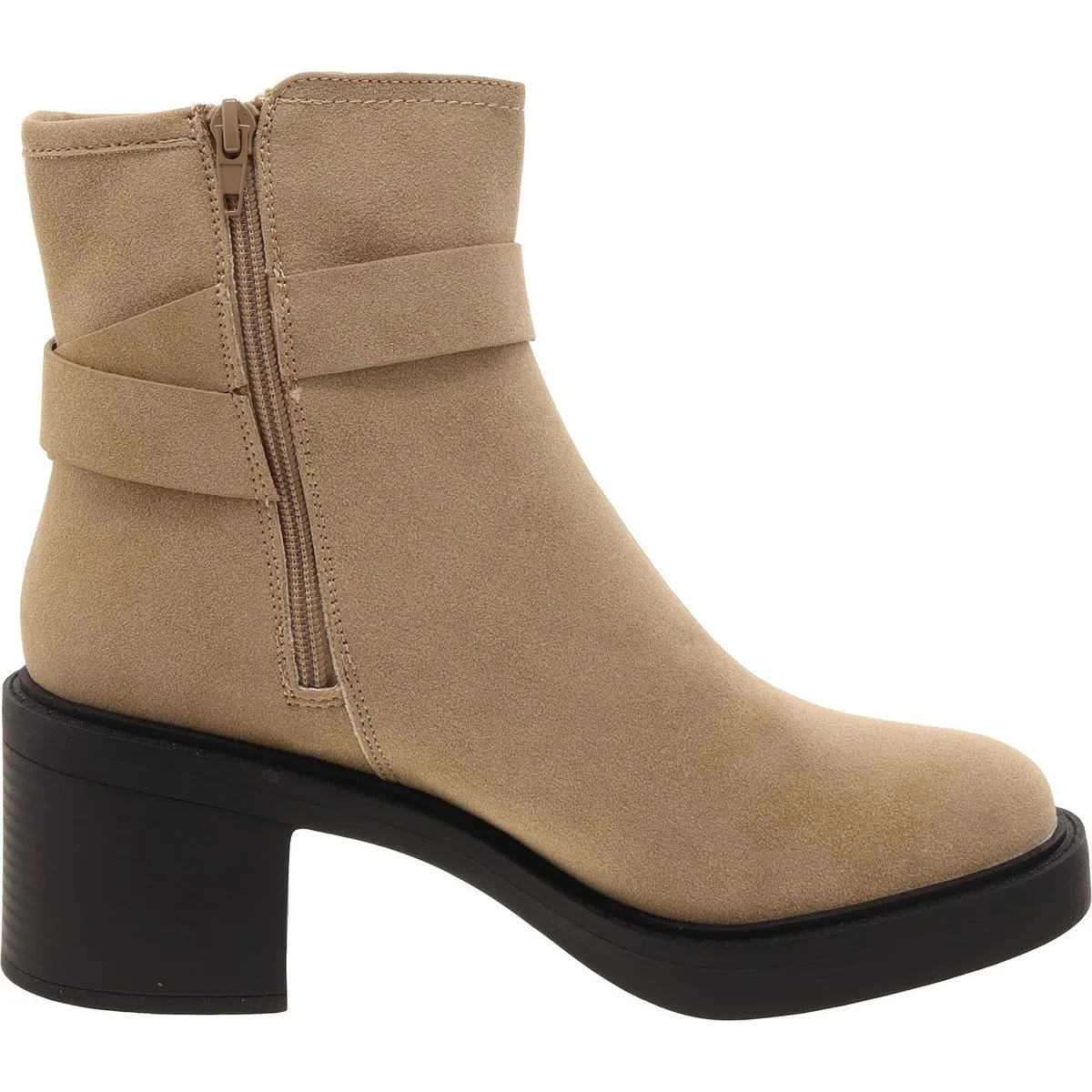 Gryfinn Womens Faux Suede Ankle Booties