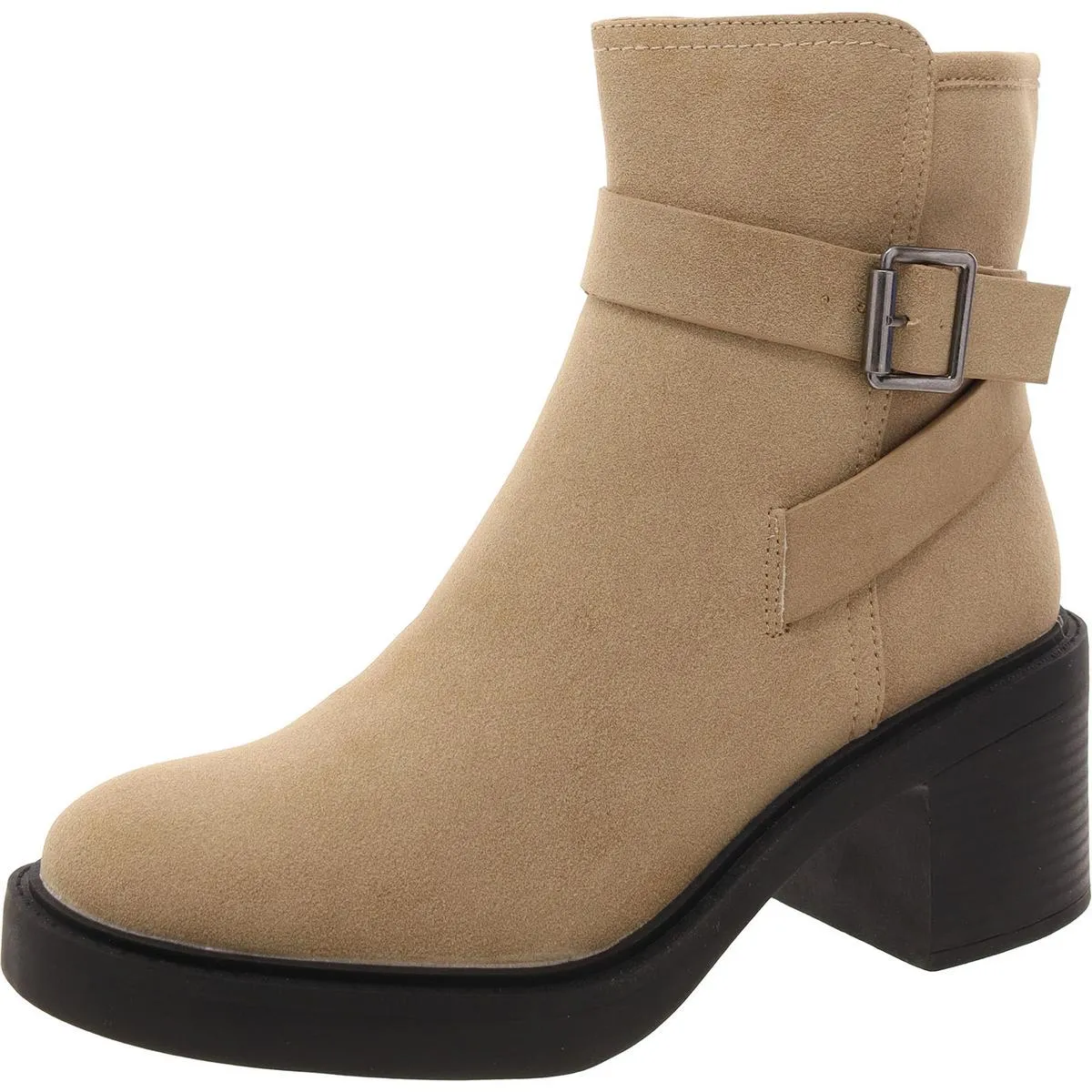 Gryfinn Womens Faux Suede Ankle Booties