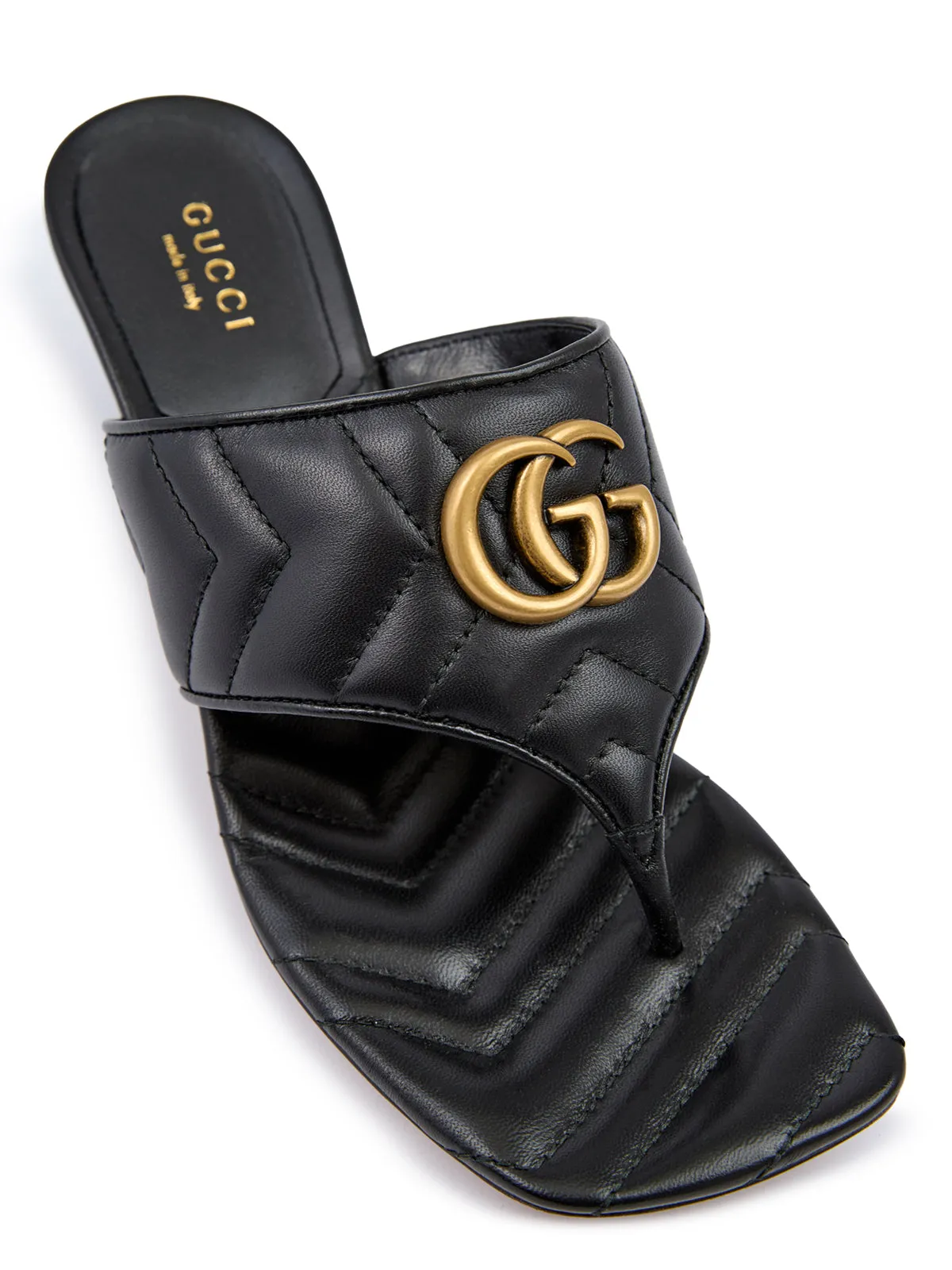 Gucci Mystic Nappa Charlotte Leather Women's Sandals