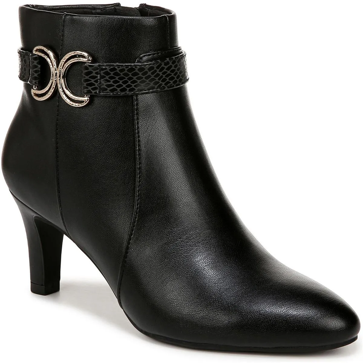 Guild 2 Womens Faux Leather Embellished Booties