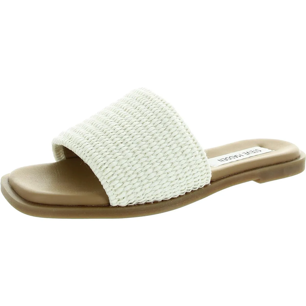 Habits Womens Woven Manmade Slide Sandals