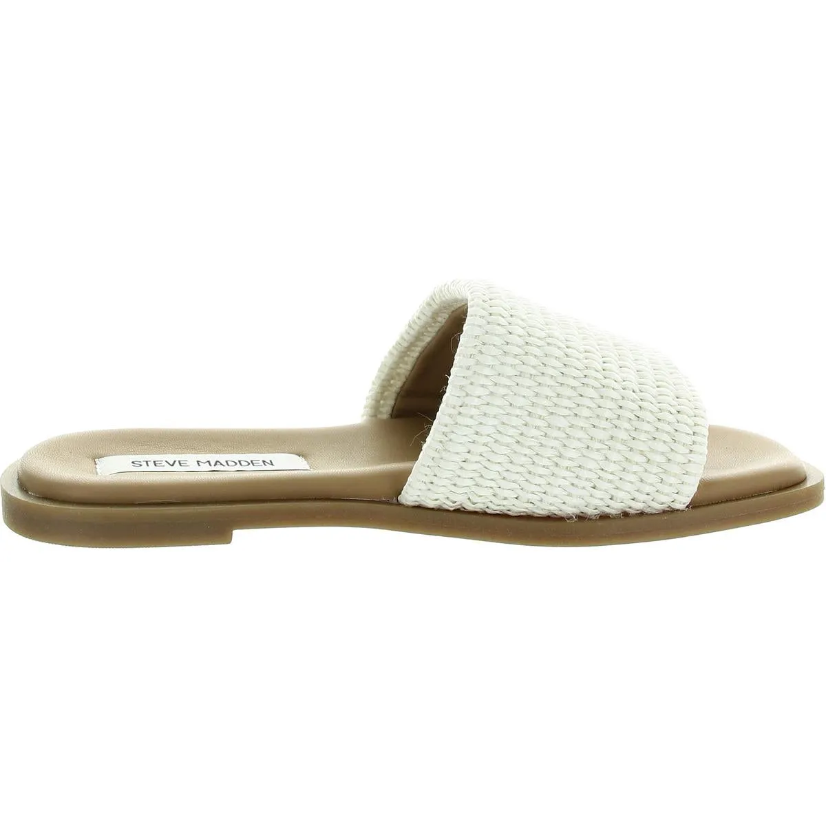 Habits Womens Woven Manmade Slide Sandals