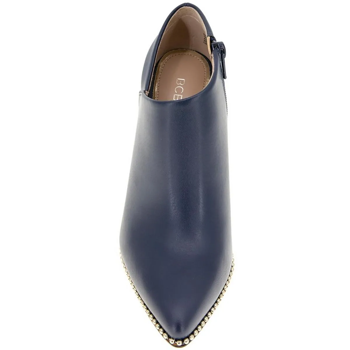 Hadix  Womens Studded Faux Leather Booties