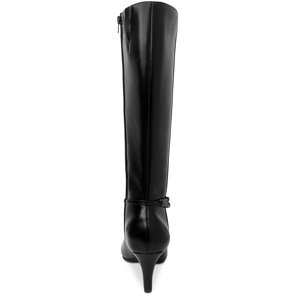 Hanna Womens Leather Tall Mid-Calf Boots
