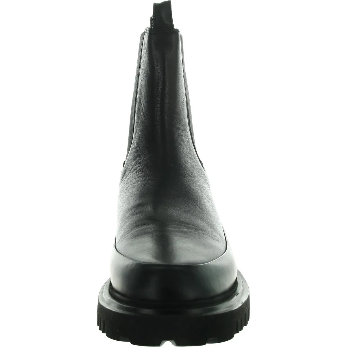 Harlee Womens Mixed Media Leather Chelsea Boots