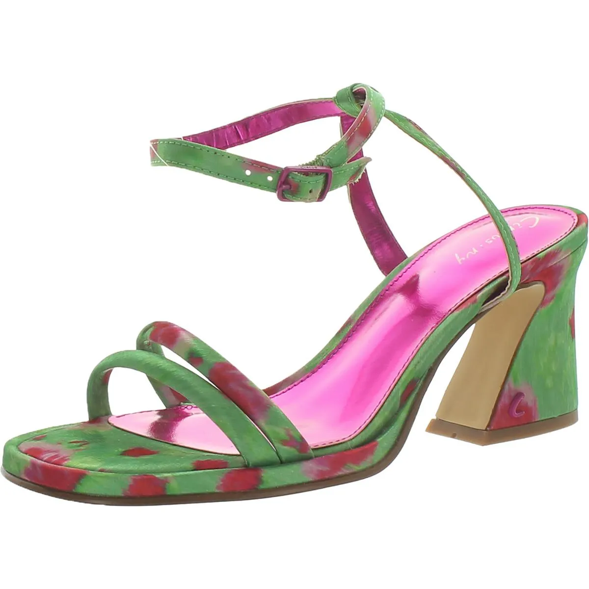 Hartlie Womens Buckle Heels
