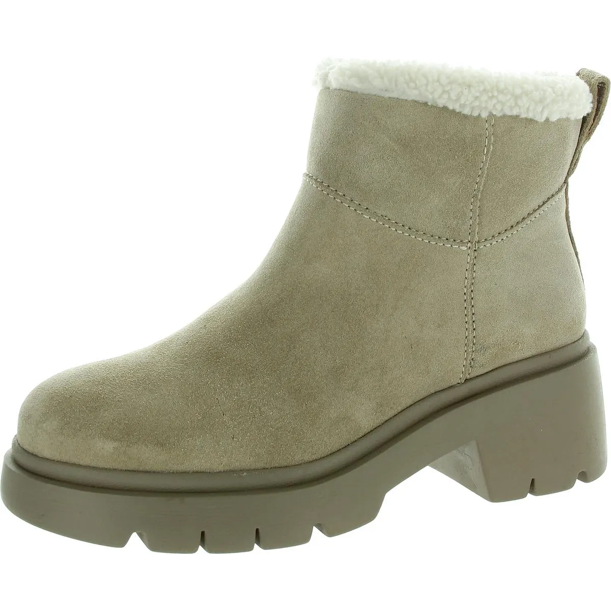 Hatcher  Womens Block Heel Mid-Calf Boots