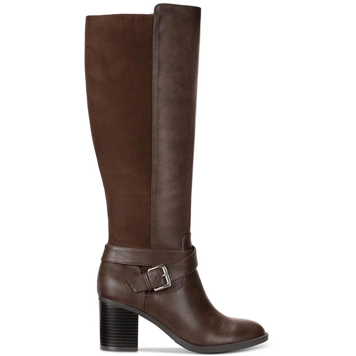 Hazell Womens Tall Block Heel Knee-High Boots