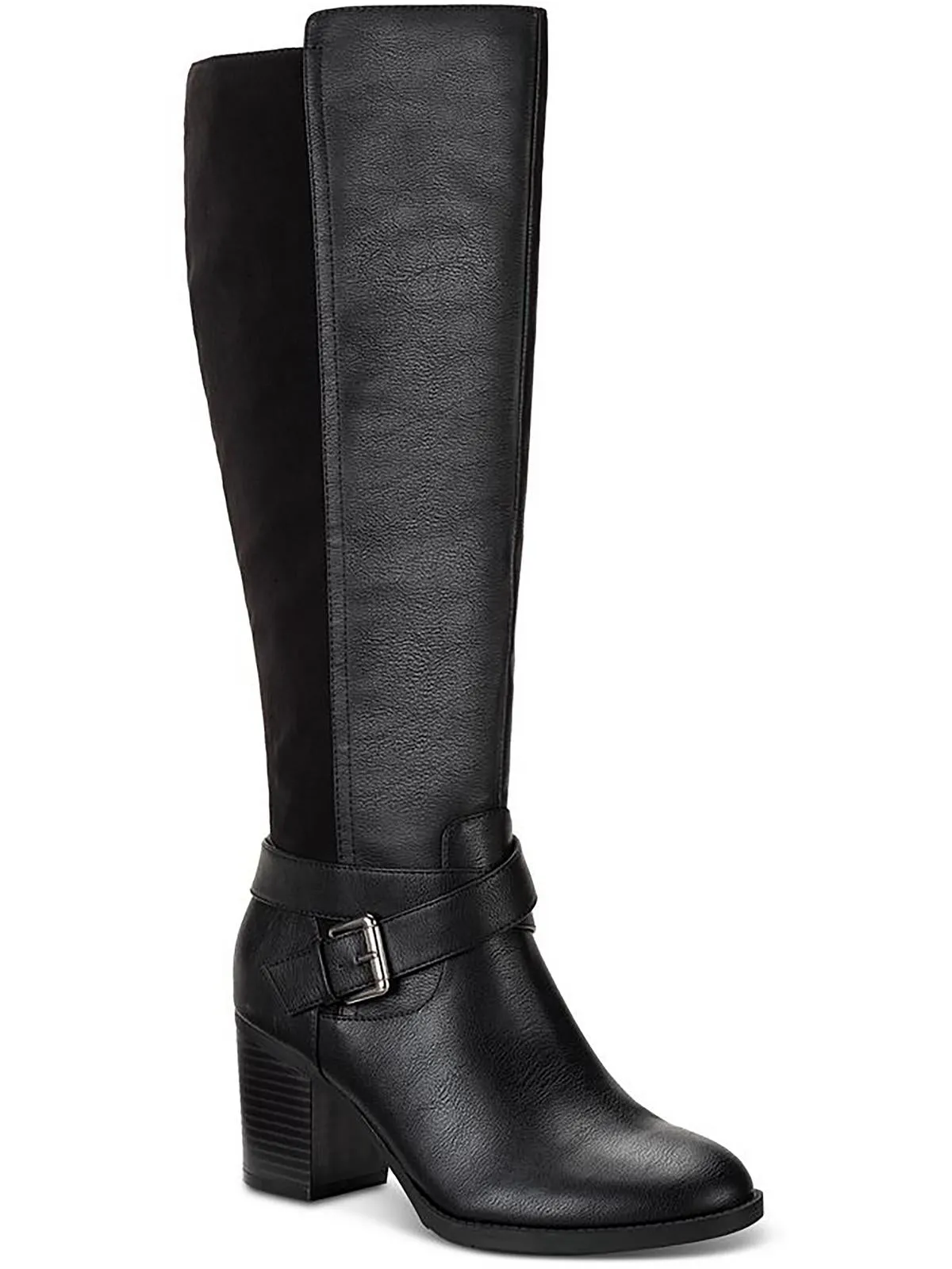 Hazell Womens Tall Block Heel Knee-High Boots