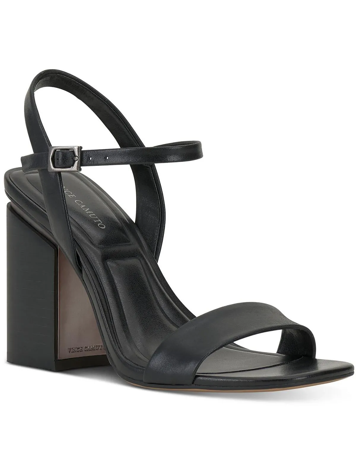 Herrican Womens Patent Leather Square Toe Heels