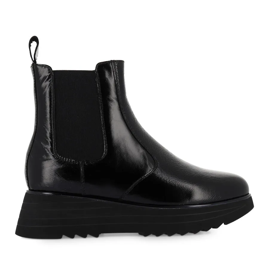 HICCUP - BLACK CRUSH PATENT LEATHER