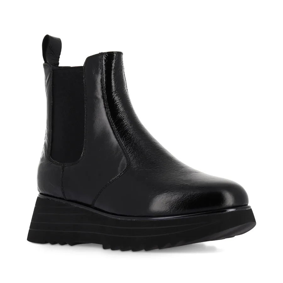 HICCUP - BLACK CRUSH PATENT LEATHER