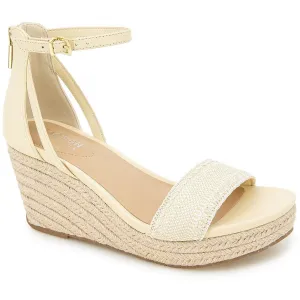 HNXDEC23 Womens Zipper Manmade Wedge Sandals