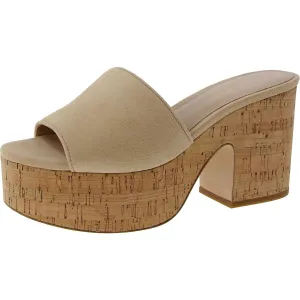IBIZA Womens Laceless Leather Platform Sandals