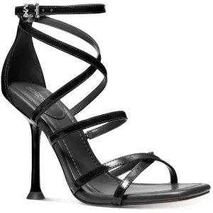 Imani Strappy Womens Patent Leather Dressy Heels