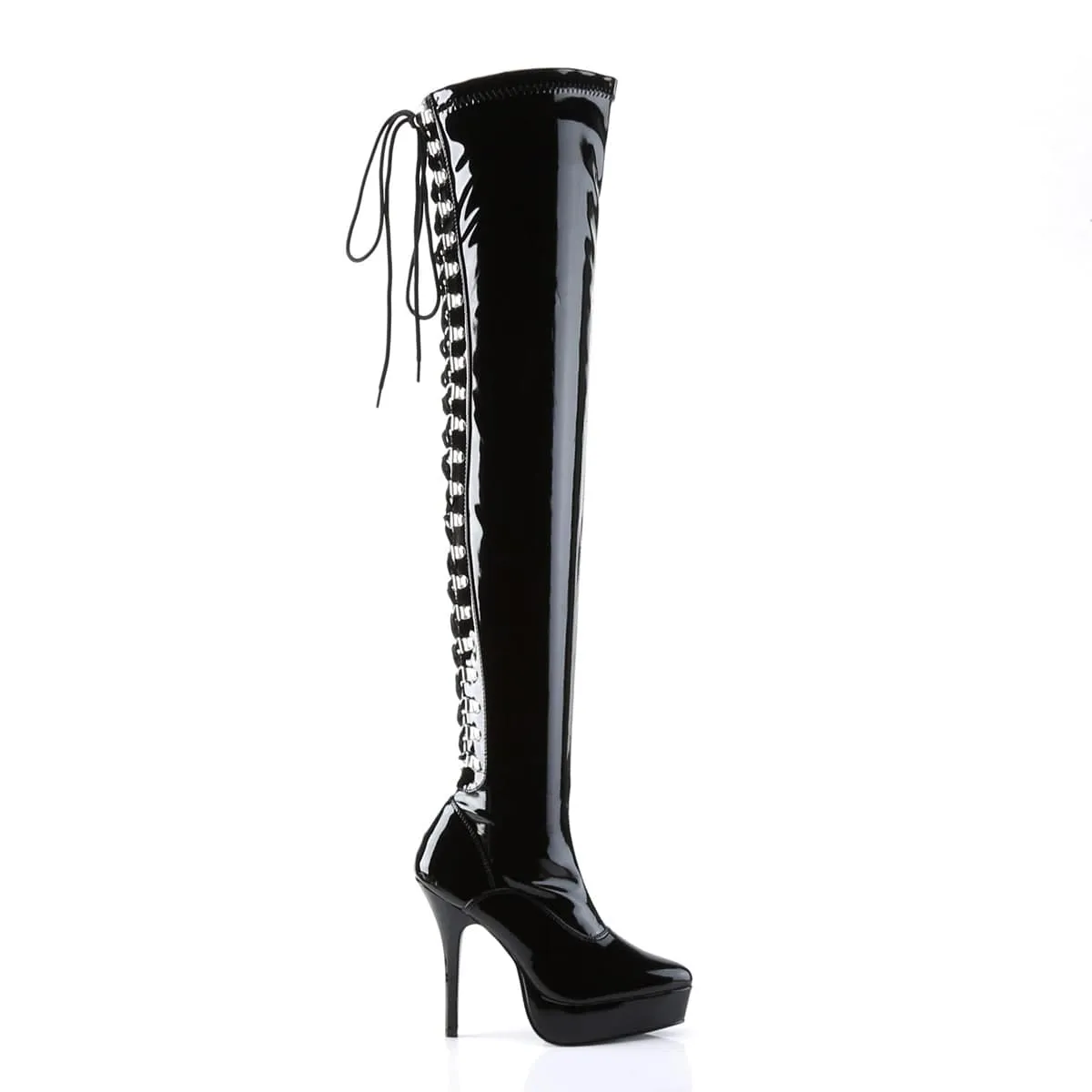INDULGE-3063 Black Stretch Patent