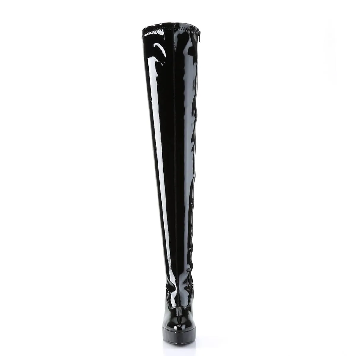 INDULGE-3063 Black Stretch Patent