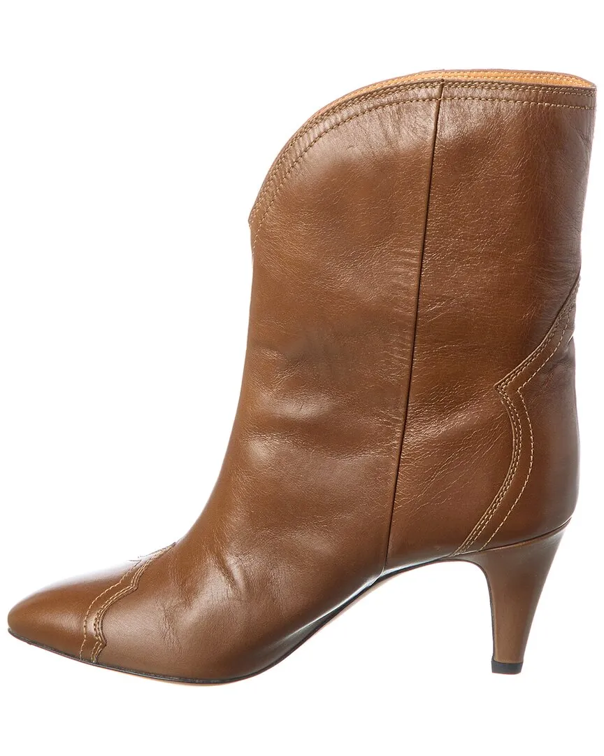 Isabel Marant Dythey Leather Western Boot