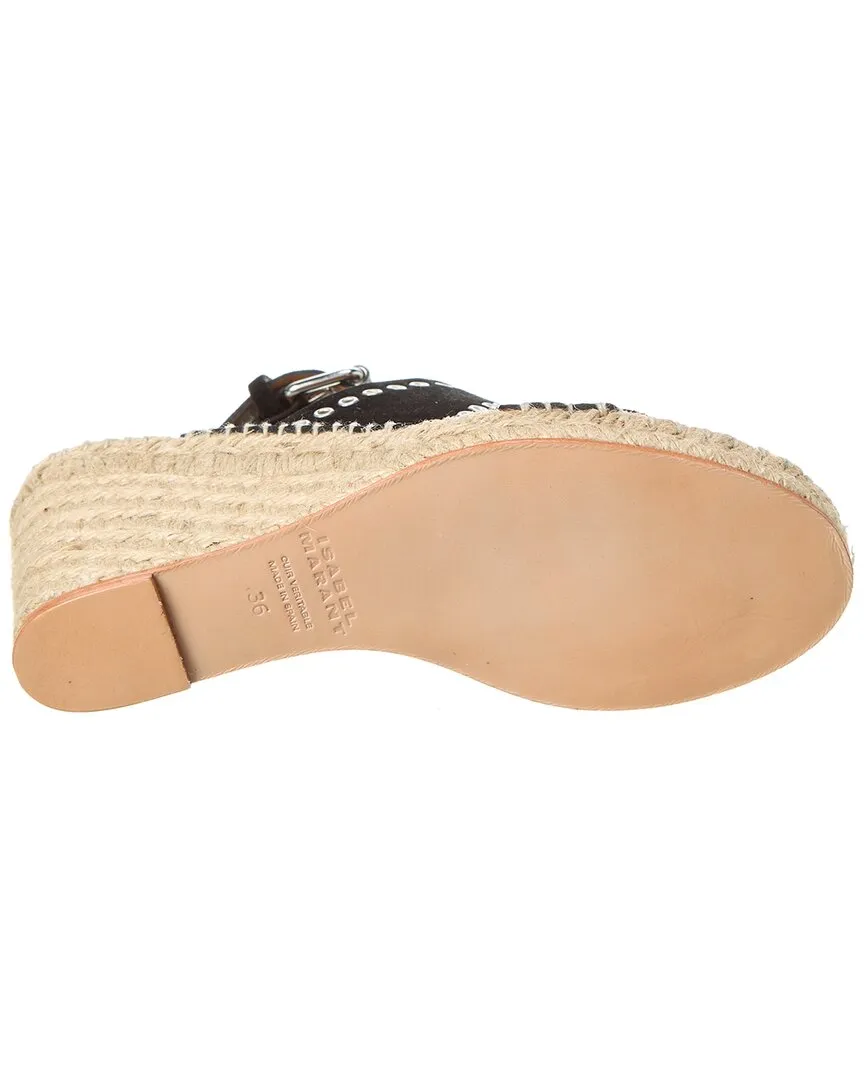 Isabel Marant Iriane Canvas Wedge Sandal
