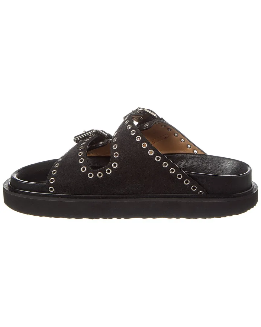 Isabel Marant Lennyo Suede Platform Sandal