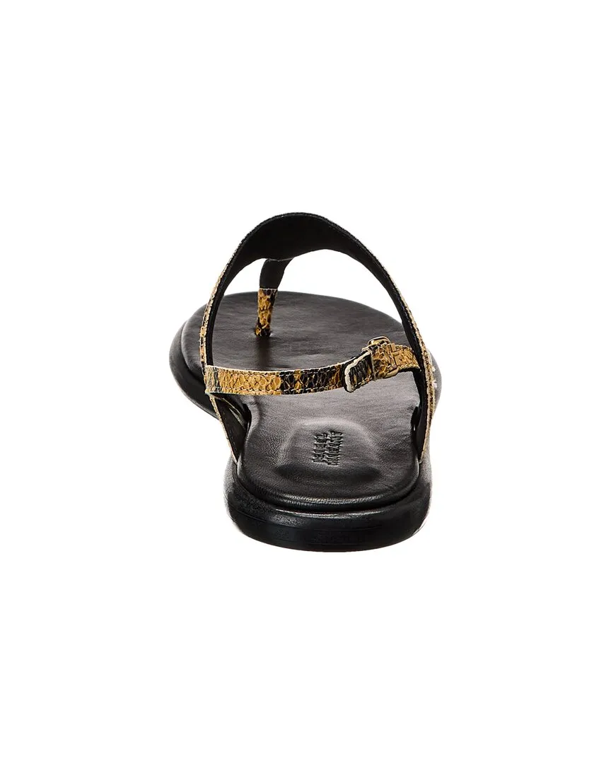 Isabel Marant Nya Snake-Embossed Leather Sandal