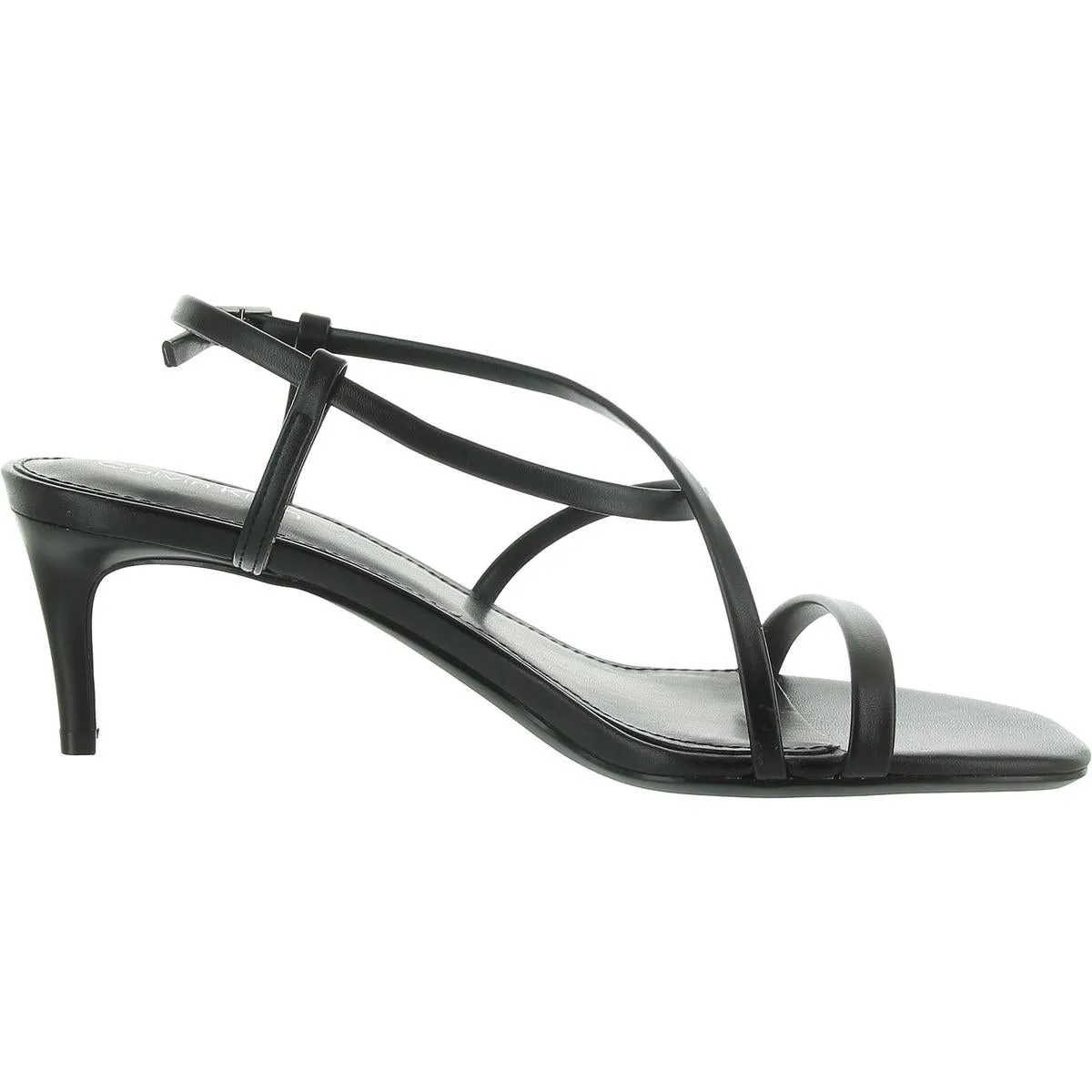 Ishaya Womens Faux Leather Strappy Ankle Strap