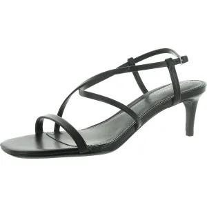 Ishaya Womens Faux Leather Strappy Ankle Strap