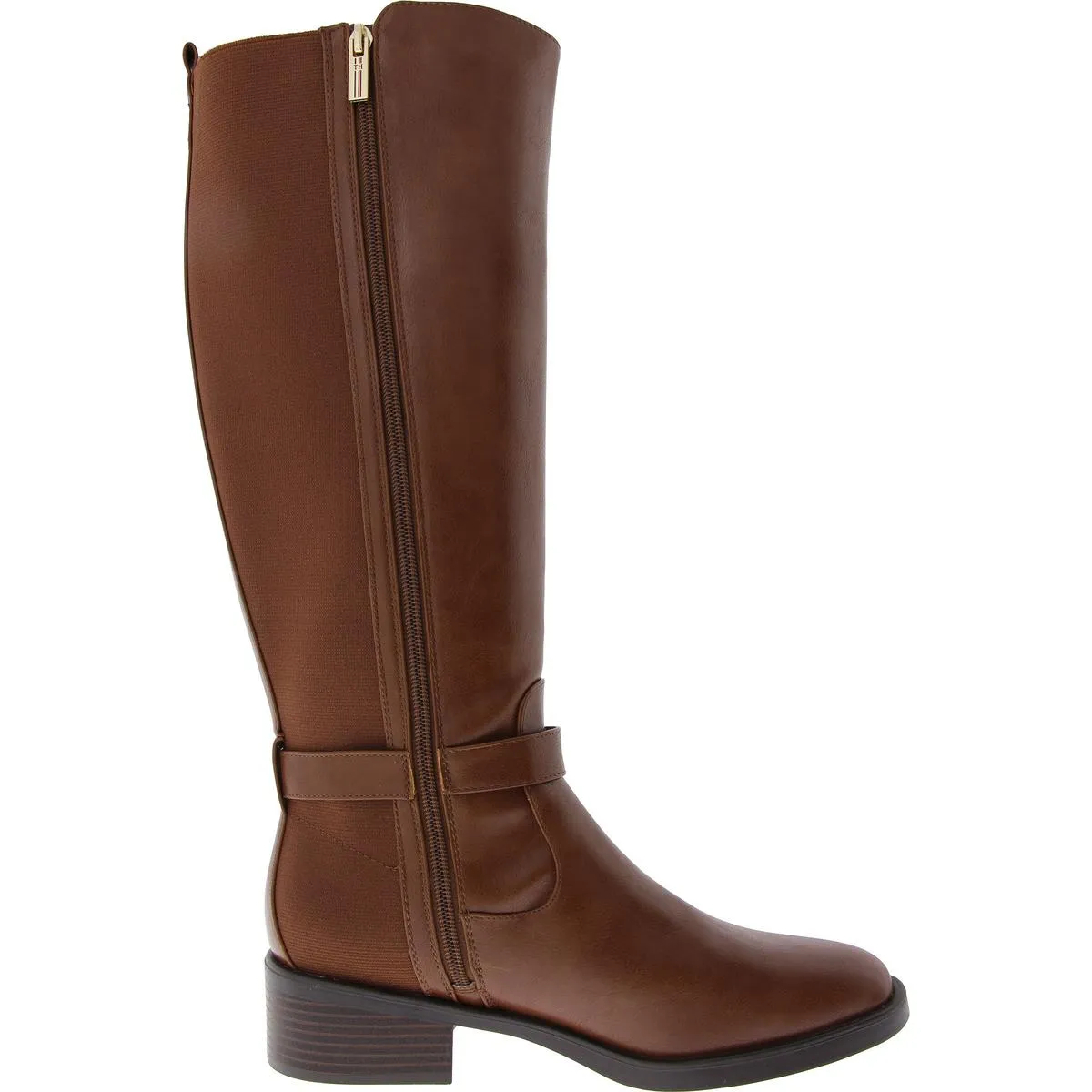 Iyla Womens Faux Leather Tall Knee-High Boots