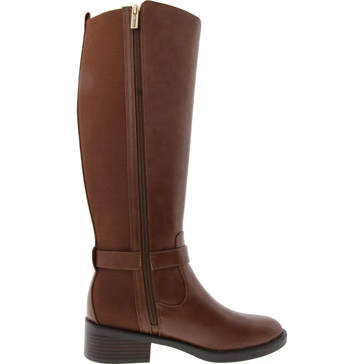 Iyla Womens Faux Leather Tall Knee-High Boots