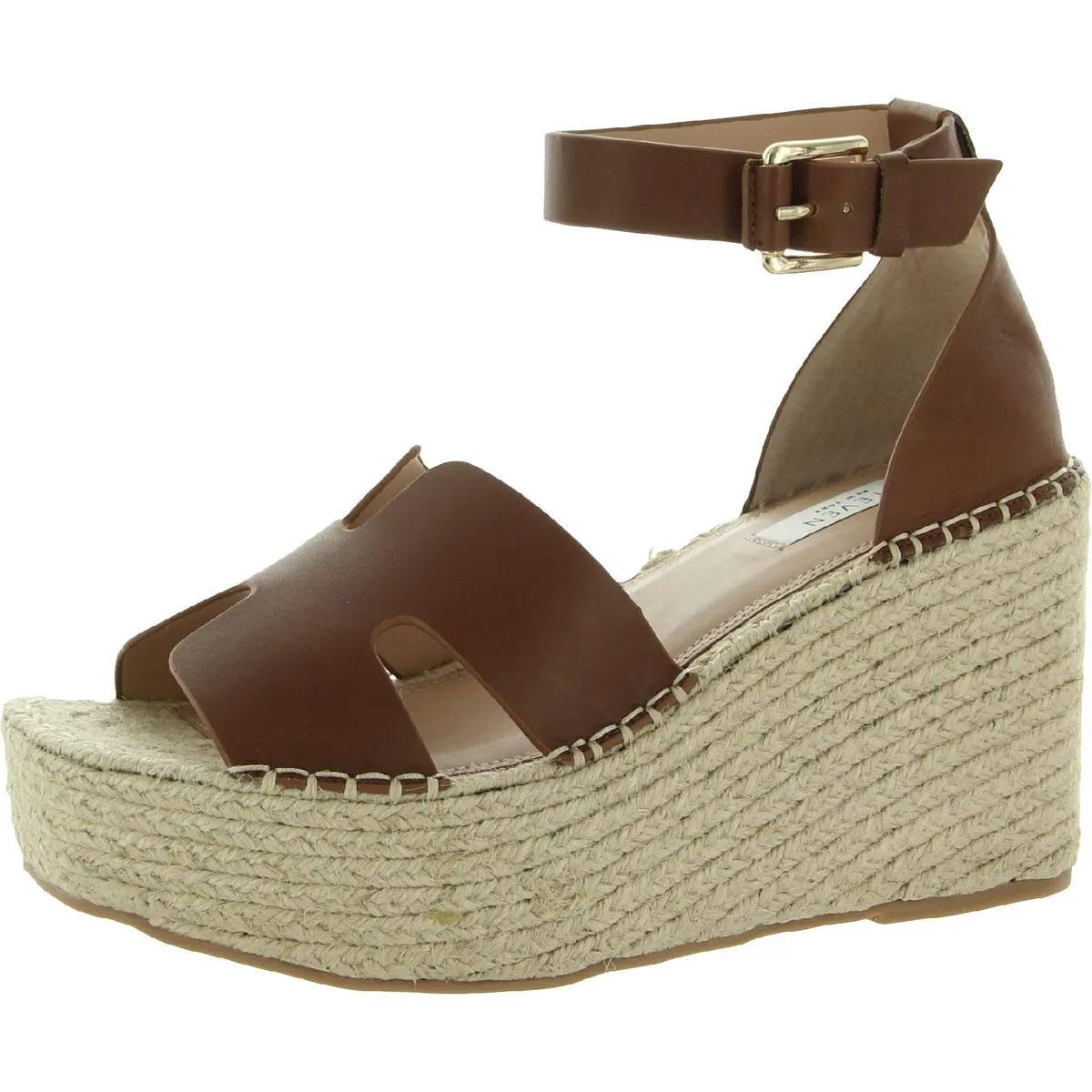Jackal Womens Leather Wedge Platform Sandals