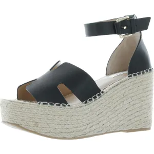 Jackal Womens Leather Wedge Platform Sandals