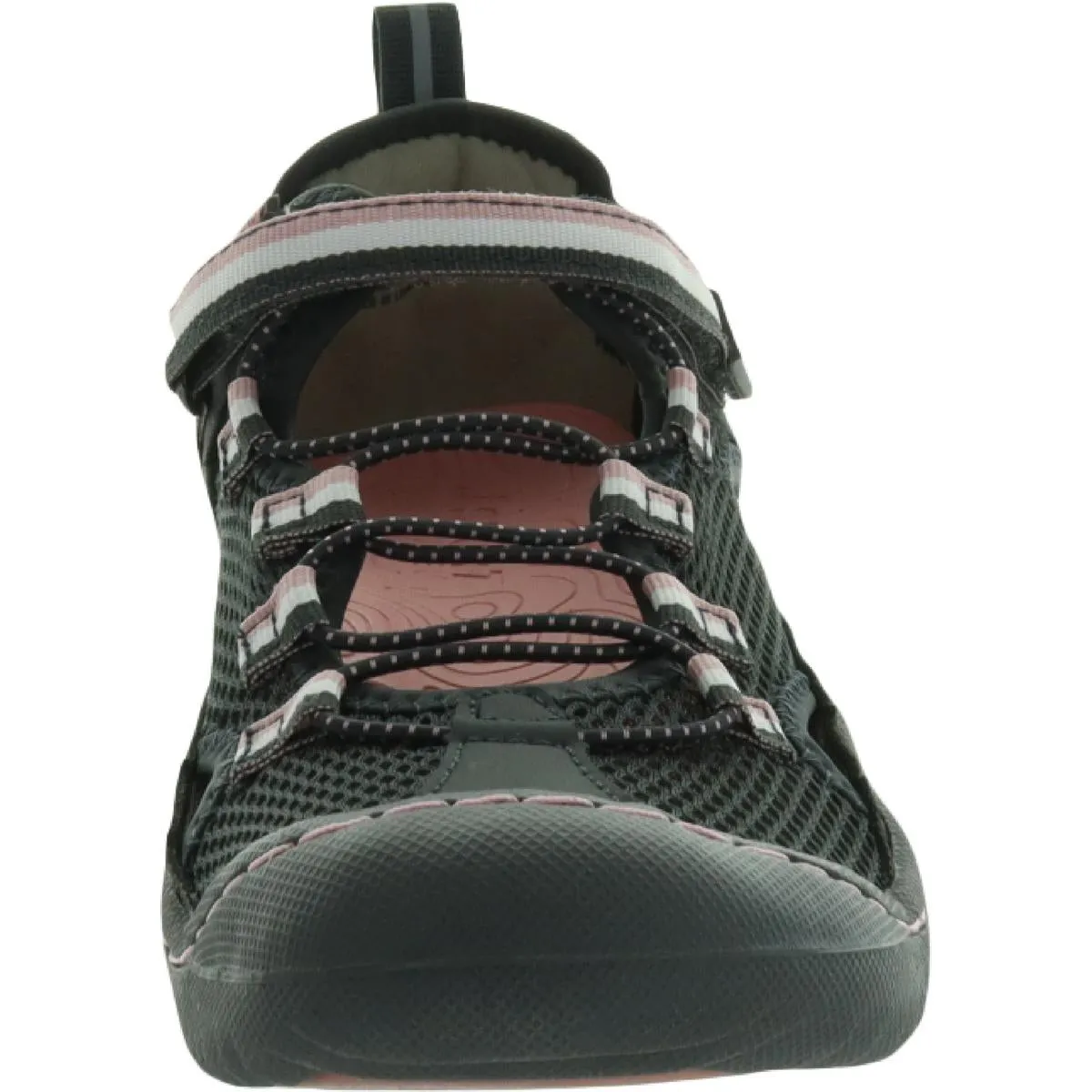 Jaguar Mesh Water Ready Womens Vegan Leather Laceless Sport Sandals