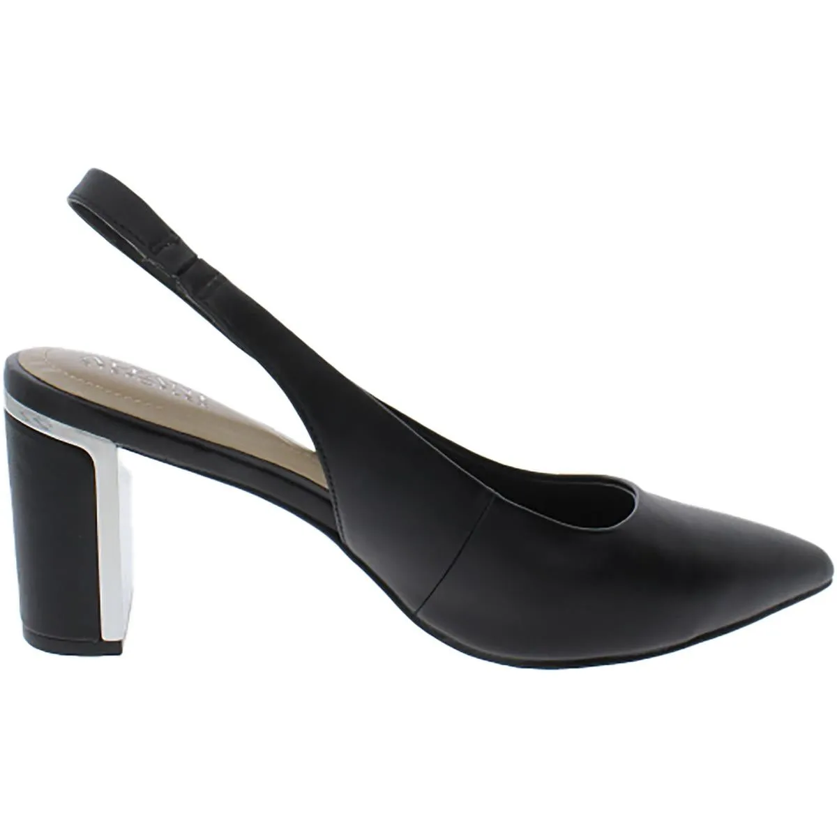 Janeep Womens Padded Insole Faux Leather Ankle Strap