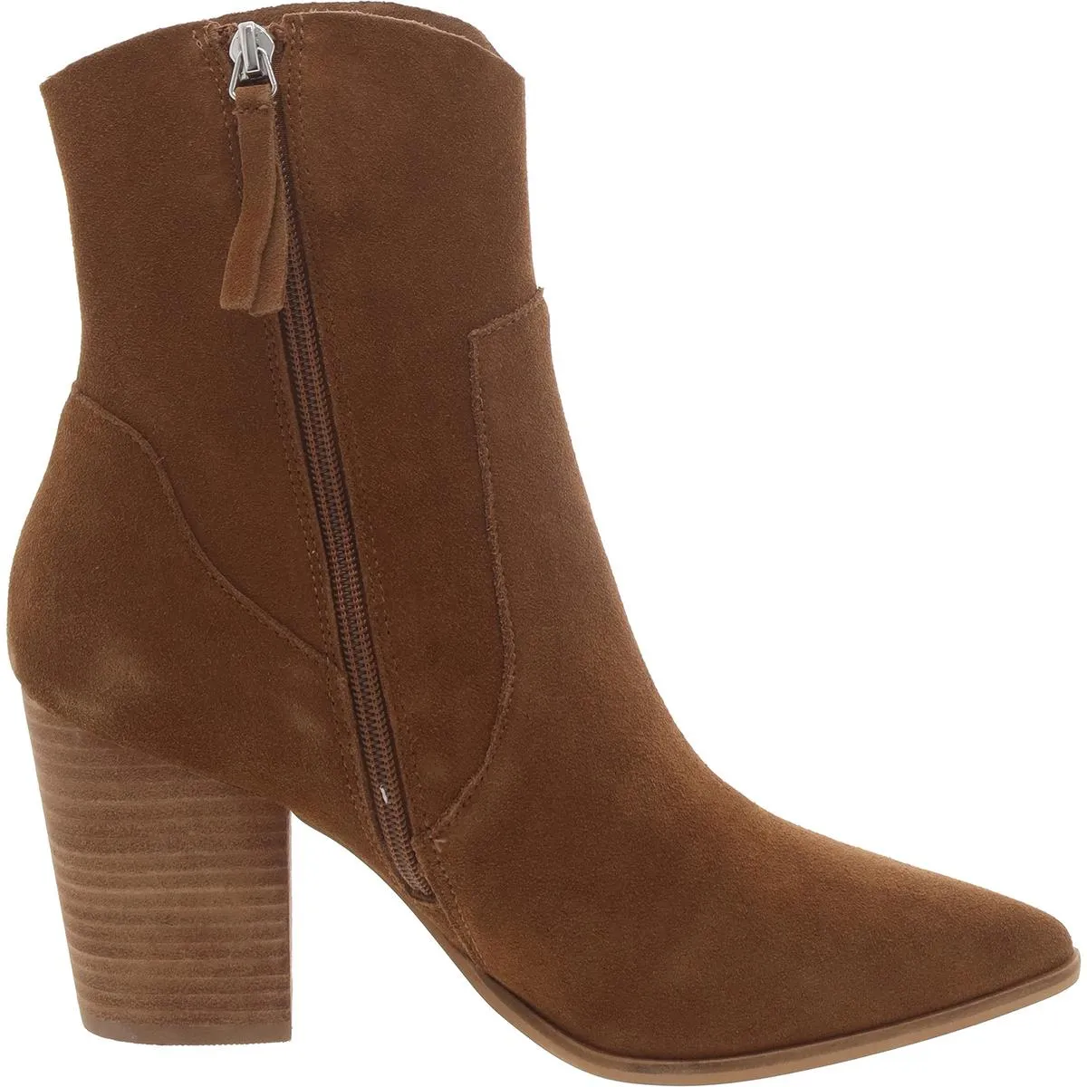 Janetta Womens Suede Solid Mid-Calf Boots