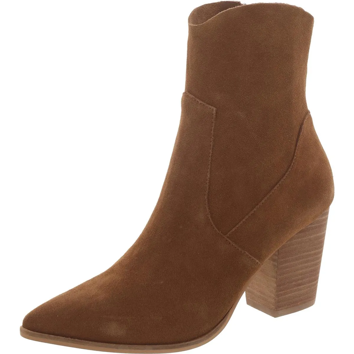 Janetta Womens Suede Solid Mid-Calf Boots