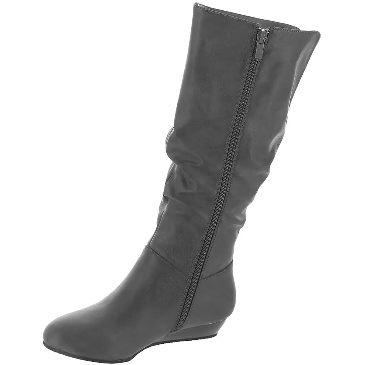 Jaya Womens Zipper Knee-High Boots