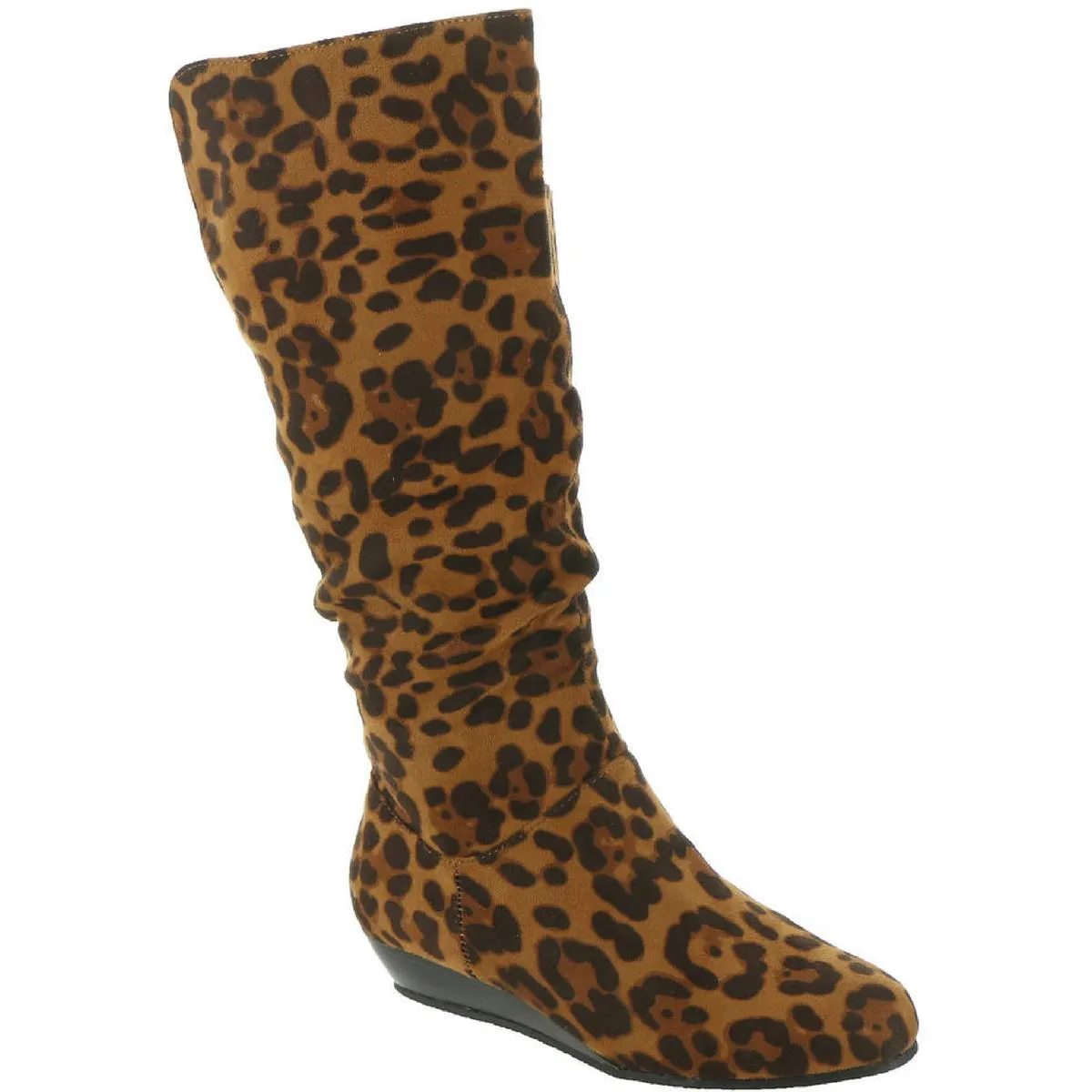 Jaya Womens Zipper Knee-High Boots