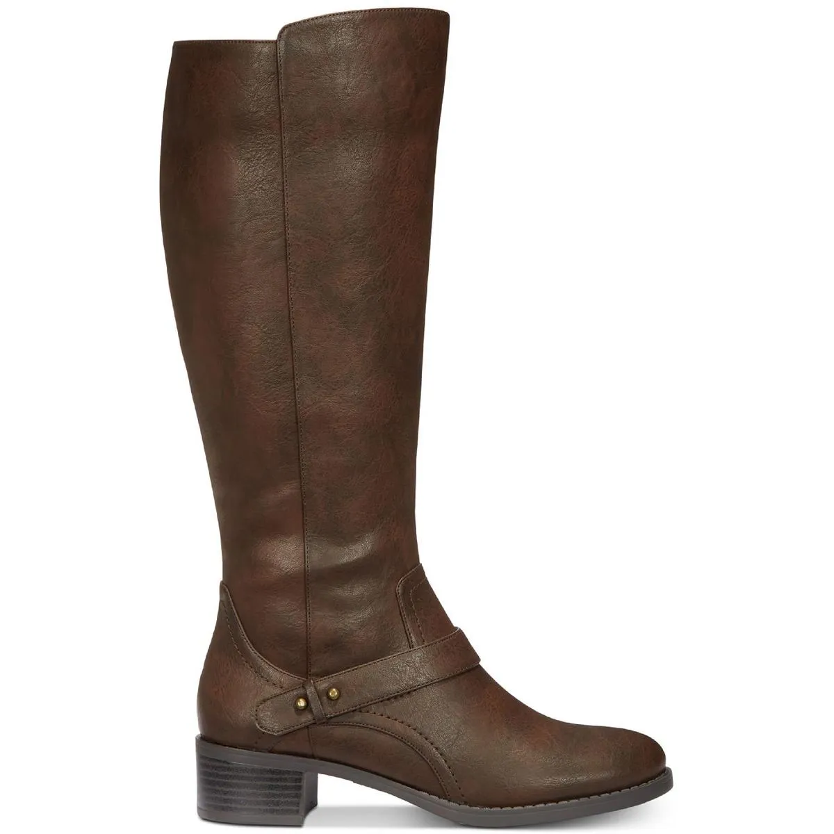 Jewel Plus Womens Wide Calf Slip-On Knee-High Boots