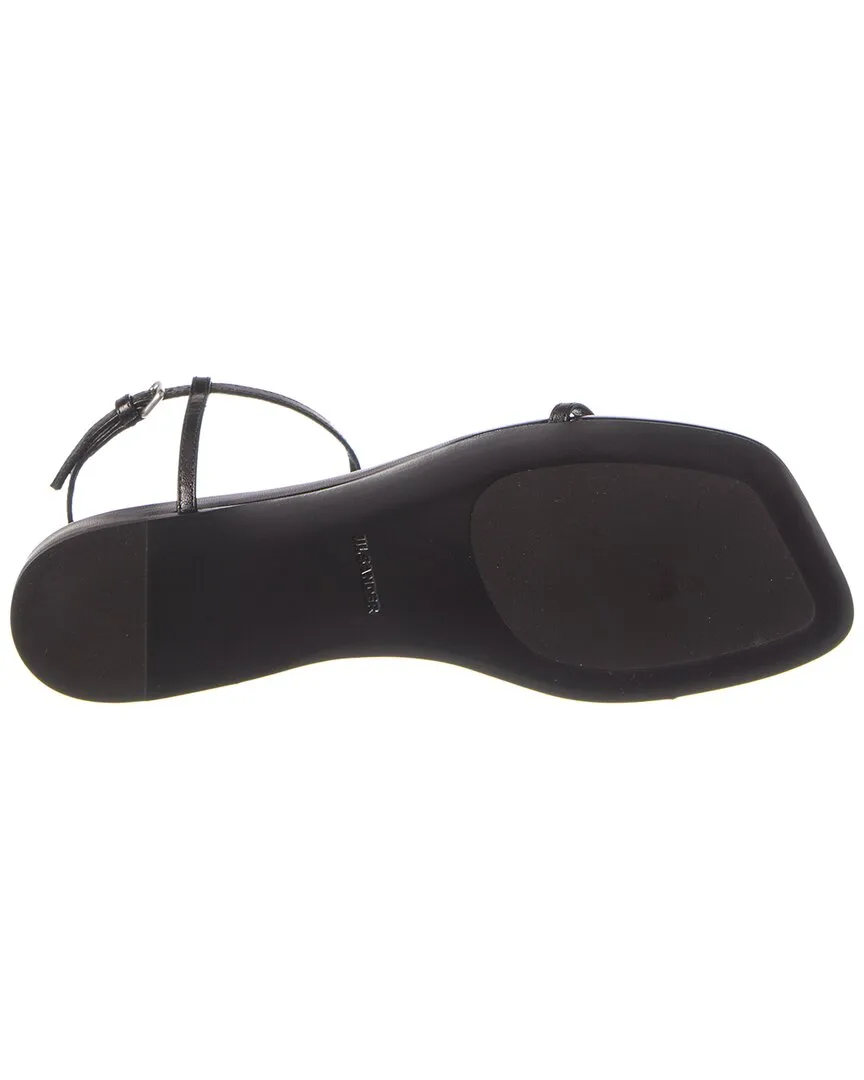 Jil Sander Logo Leather Sandal