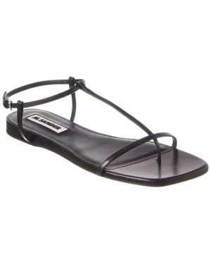 Jil Sander Logo Leather Sandal