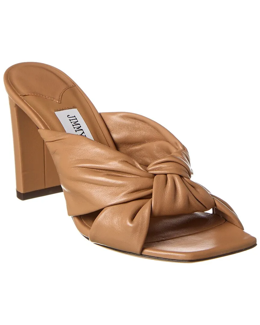 Jimmy Choo Avenue 85 Leather Sandal