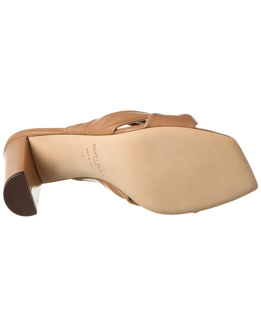 Jimmy Choo Avenue 85 Leather Sandal