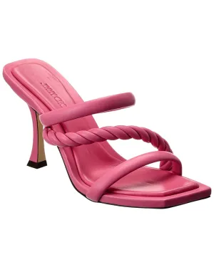 Jimmy Choo Diosa 90 Leather Sandal