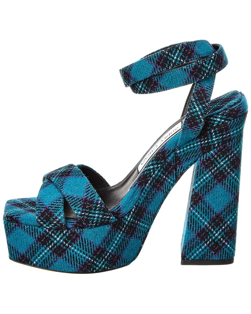 Jimmy Choo Gaia 140 Tartan Platform Sandal
